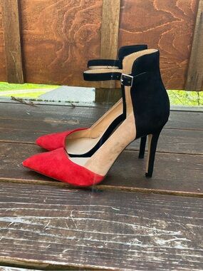 Zara D’orsay Colorblock Heels